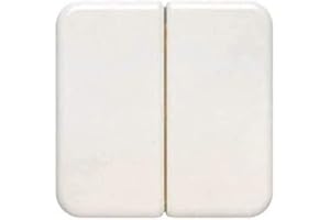 Bjc ibiza - Tecla doble interruptor conmutador serie ibiza blanco