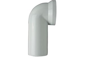 Cornat, CKAB9000, WC curva di scarico, di 90 gradi, bianco