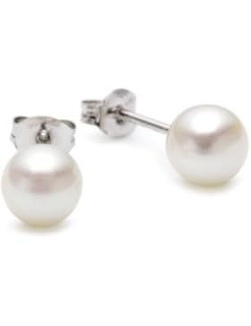 Sakura Pearl Damen-Ohrstecker mit 2 Süßwasser-Zuchtperlen AM002