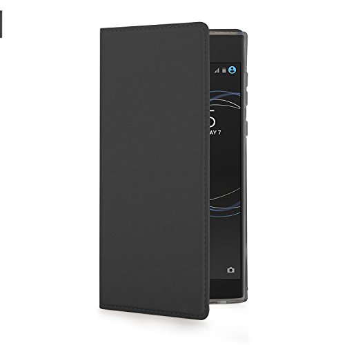 Sony Xperia L1 Hülle, IVSO Hohe Qualität Advanced Shock Absorption Technology Case Folio Tasche Cover für Sony Xperia L1 Smartphone (Schwarz) - 4