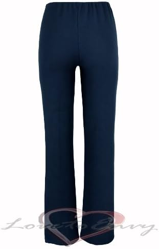 Lovetoenvy Ladies Nurse Work Carer Keep Fit Trousers (16, Navy)