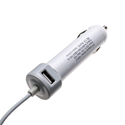 eTzone 45 W MagSafe 2 T-Typ Auto-Ladegerät Adapter für MacBook Air Retina 11″ 13″ A1465 A1436 (14,85 V, 3,05 A) - 5