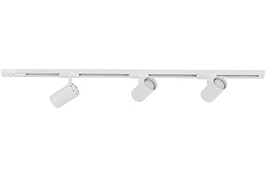 Lindby Lampada a binario dimmerabile (Moderno) colore Bianco, in Metallo ad es. Soggiorno & Sala da pranzo monofase faretti su