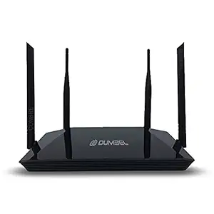 DUMBEL WR-7007 Wireless 4G LTE 2.4Ghz SIM Router | Plug and Play | Parental Controls | WiFi Repeater | Guest Network, with Standard SIM Card Slot (WR-7007)