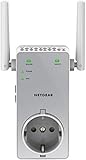 Netgear EX3800 Amplificador de WiFi AC750, repetidor de WiFi Dual Band, Toma de Enchufe, 1 puerto