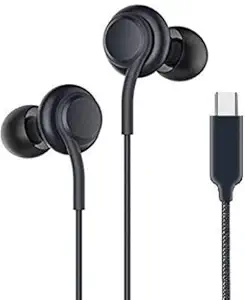 BQeT A-kg Wired In Ear Earphone with Mic (Black)