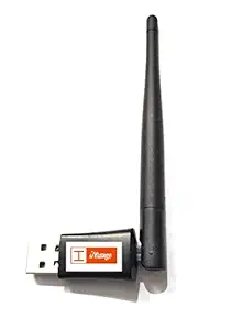 Inrange USB LAN 600M Wireless Network USB Adapter with Antenna WiFi Receiver TB-0135B Bluetooth (Black)