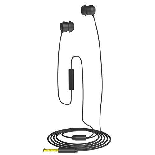 Tellaboull for Wired Sleep Earplugs Noise Isolating Ear Plugs Sleep Earbuds Headphones Air Travel in-Ear Earphones for Smartphones