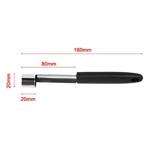 UVISTAR Apfelentkerner Edelstahl 2er Set Apfelausstecher Küchenhelfer Ausslicer Entkerner für Obst und Gemüse - 5