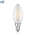Produktbild ledscom.de E14 LED Leuchtmittel Filament Matt 4W =38W 400lm Warm-Weiß für Innen und Außen, 6 Stk.