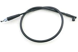 Linmot LHXL600V - Eje de velocímetro Flexible para Honda XL 600 V TRANSALP (97-00), L-890 mm, Cable Bowden Negro