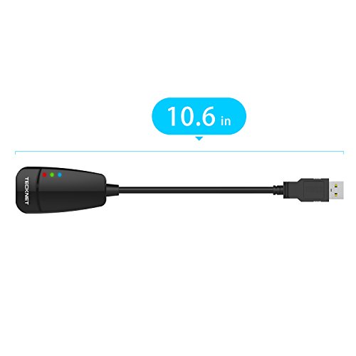 TeckNet® USB 2.0 auf RJ45 Gigabit Ethernet Adapter, Unterstützt 10/100 bit Ethernet - 4