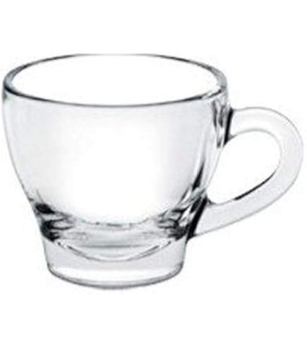 Lys - Tazza in vetro trasparente impilabile 22 cl (set da 6