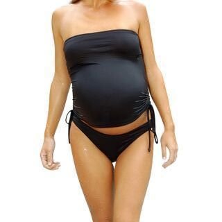Picchu Maternity Tankini, Black, size 14