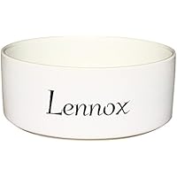 CADOURI - Keramik Hundenapf Futternapf Wassernapf mit Name deines Hundes ❤︎ personalisiert ❤︎ - 1.300 ml