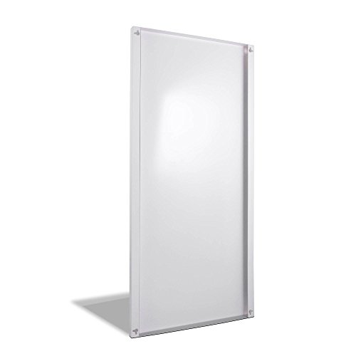 banjado – Magnettafel weiß Pinnwand 37x78cm Memoboard Whiteboard mit Motiv Baumkrone - 4