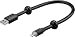 Produktbild Goobay 4040849546020 Kurzes Apple Lightning Schwanenhals USB Sync und Ladekabel 30 cm