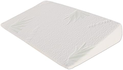 Luxury Wedge Pillow for Baby Reflux and Newborn Nasal Congestion Reducer | With Removable and Washable Cover in Aloe Vera | Reduces Risks of Regurgitation | Anti Flat Head Syndrome | CFC FREE