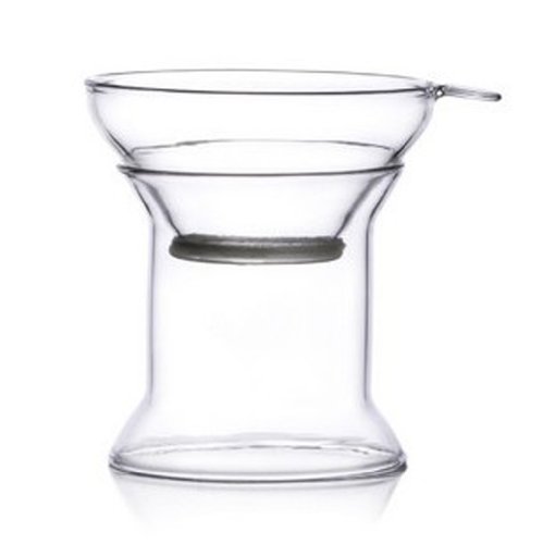 Teteras de vidrio transparente resistentes al calor de la calabaza con infusor para té de hojas sueltas, té de hierbas, regalos para los amantes del té (600 ml) (Copa-D03)