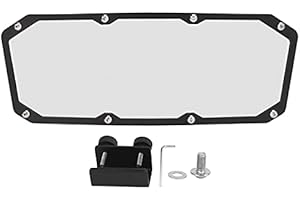 KEENSO Specchietto Retrovisore Marino, Specchietto Retrovisore Regolabile per Barche Marine Specchietto Convesso Specchietto Retrovisore UTV Kit Specchietto Laterale per 500 570 1000 XP 900 XP S 17‑21