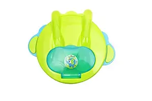 1st STEP Microwave Safe, Anti Skid, Portable, Unbreakable - Baby Feeding Bowl with Fork and Spoon