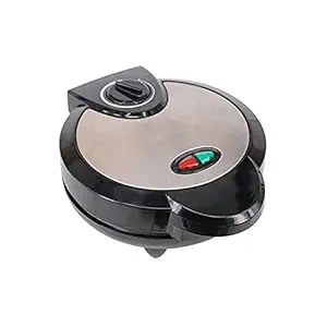 Leeofty Sandwich Maker, Waffle Maker, Sandwich Grill, Detachable Non-Stick Coating, LED Indicator Lights, Cool Touch Handle, Household Waffle Egg Cake Oven Breakfast Machine, Black, EU Plug