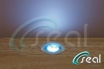 10 x 45mm LED Lights Deck/Decking/Kitchen Plinth White **Now with IP68 Waterproof Transformer** - Seal Designs