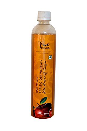 True Elements Apple Cider Vinegar with Mother of Vinegar (Unfiltered with Mother), 500ml RS.249 (45.00% Off) - Amazon