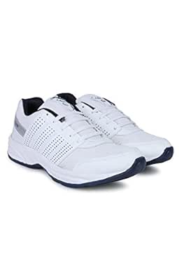 full white sports shoes