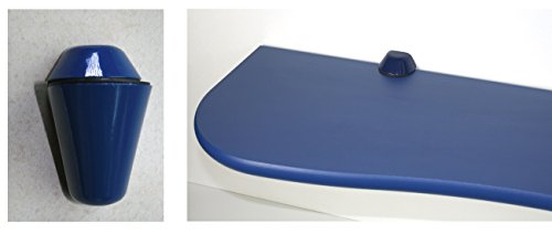 Wandregal WELLE KOALA 50 cm blau mit Clip XL blau