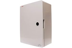 FAMEL Hermetisches Gehäuse für Elektrizität - Elektrische Schaltanlage - Elektrokasten mit Montageplatte - Schützt Elektrizität - Hohe Beständigkeit gegen Wetterbedingungen - IP65 (250x330x130mm)