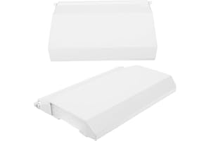 Toyvian 2 Piezas De Plástico para Puerta De Skimmer De Piscina Repuesto De Compuerta Skimmer PVC Esponja Blanca