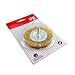 Produktbild Messingfarbener Bürstenaufsatz für Bohrmaschinen Rundbürste ø 75 mm Schaft 6 mm