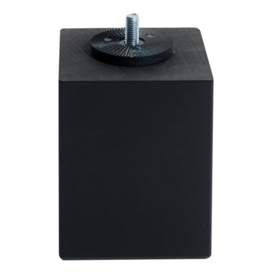Mérinos Merinos Jeu de 4 Pieds carrés Noir, 10 cm