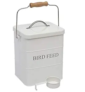 Geyecete Bird Feeder,Bird Food Jar Pet Food Storage Airtight Food Storage Container