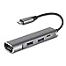 Price comparison product image Cozysmart USB C Hub, USB Type C 3.1 to 4K HDMI Adapter, USB-C to Multiport Dock HDMI / USB 3.0 / USB 2.0 / 80W USB C PD Port for MacBook / Pro, Dell XPS, HP Spectre, Lenovo, Chromebook, Galaxy