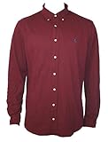 Producto nuevo con etiquetas. Polo_Ralph Lauren IS83 - Camiseta de Manga Larga para Hombre (algodón), Color Rojo Rojo Rosso Xlarge