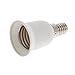 Produktbild Smartfox Lampensockel Lampenfassung Adapter Konverter E14 auf E27 Fassung für LED-, Halogen-, Energiesparlampen in weiß
