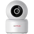 CP PLUS 2MP Full HD Wi-fi CCTV Camera | 360°View PT Camera | Motion Tracking | Cloud Monitoring | 2-Way Talk, Night Vision| Support SD Card (Up to 256 GB) | Privacy Mode - CP-E29A