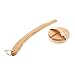 Monkeybrother Natural Wood Back Scrub Massage Tool Shower Brush with Detachable Long Handle for Spa Body Bath