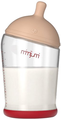 mimijumi Baby's Drinks Flask 240 ml Transparent/Red