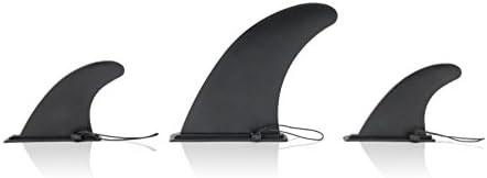 Ten Toes Board Emporium Stand Up Paddleboard Replacement Fins - Black, One Size