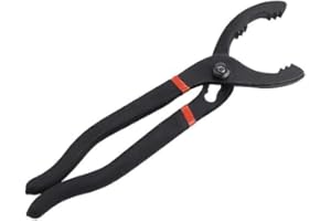 Thsakzo Ölfilterschlüssel,Ölfilterzange Verstellba,Ölfilterzange Werkzeug,Verstellbarer Ölfilterschlüssel Rutschfestem (10inch)