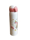 Thermosflasche. 0,5 Liter. Hält warum und kalt. Im Einhorn Design. Süßes Design