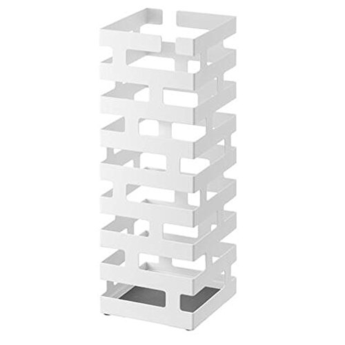 Preisvergleich Produktbild XMM-Schirmständer Art und Weiseregenschirmstand einfaches Hotelhauptblumen-Wannendekoration wasserdichtes Regenschirmwannen-Geschäftsbüro, Farbe: weiß, Größe: 15 * 15 * 49cm