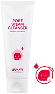 JJ YOUNG Pore Steam Cleanser - Exfoliates Face and Body, Cleanses Pores with Steaming Effect - 3.38 fl oz.