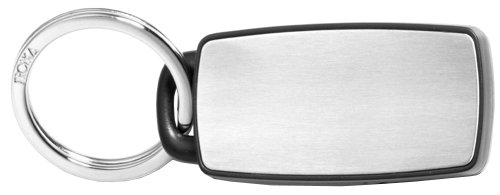 Preisvergleich Produktbild Troika Schlüsselanhänger, Silberfarben / Schwarz (schwarz) - KYR11-E000