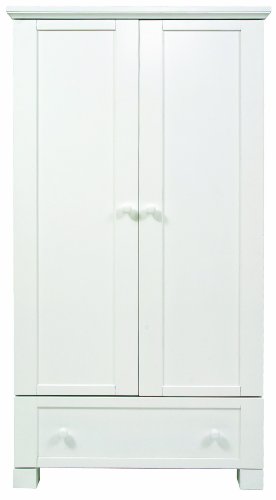East Coast Montreal Double Wardrobe (White)