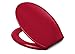 Produktbild Cedo WC Sitz Rainbow Beach, Farbe: Rot mit Edelstahlscharnier und FastFix Schnellmontage - aus Duroplast für ovale Keramiken mit Befestigung von Unten