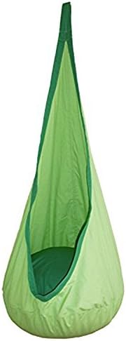 Seasofbeauty Kids Child Pod Swing Chair Nook Tent Indoor Outdoor Hanging Seat Hammock Green